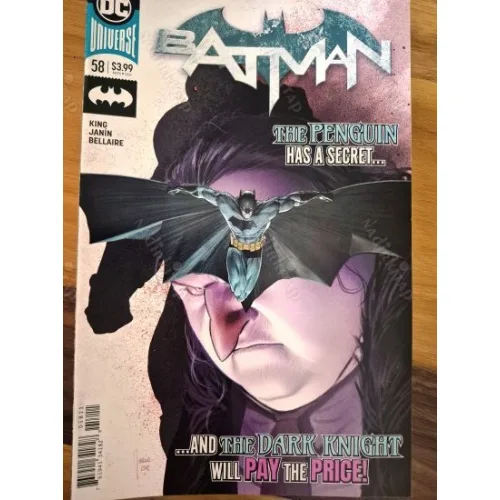 DC Universe Batman Vol 3 # 58 of Present * The Tyrant Wing, Part 1 (Cover Mikel Janín Regular)