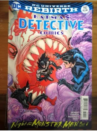 DC Universe Rebirth Batman Detective Comics Vol 3 # 942 * Night of the Monster Men, Finale (Cover Yanick Paquette)