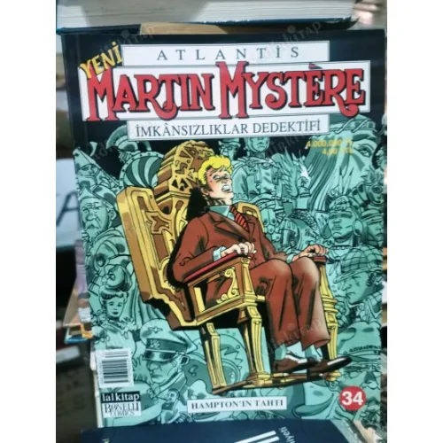 Martin Mystere Atlantis LAL * Yeni Seri * Sayı 34 * Hampton