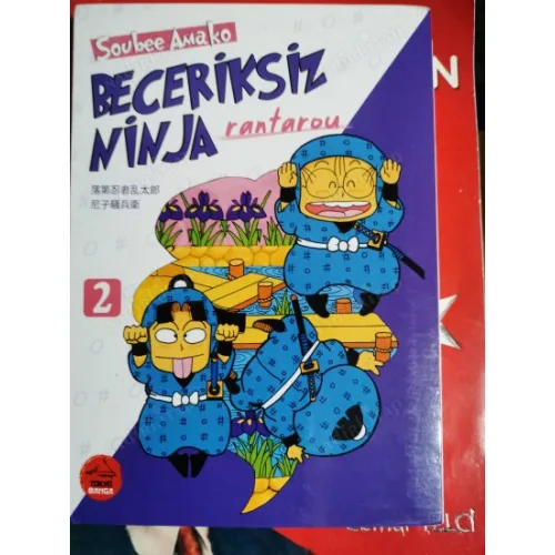 MANGA Beceriksiz Ninja Rantarou Cilt 2 Şömizli