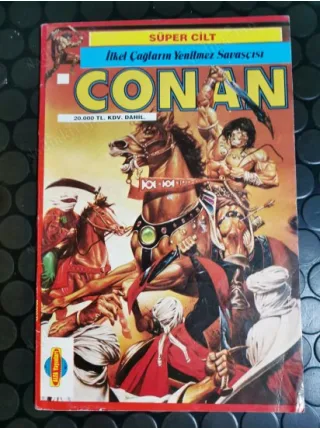 Conan Alfa Süper Cilt (Sırt 9) Dönüşü Olmayan Deniz * Gizli Yeraltı Ordusu ** Tam Maceralı Aylık Albüm (2 Tam Macera Büyük Boy)