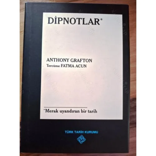 Dipnotlar * Merak Uyandıran Bir Tarih (Ciltli, Şömizli)