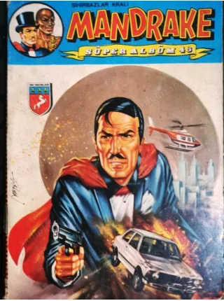 Mandrake Sihirbazlar Kralı Tay Süper Cilt 46 Ganster Savaşı (80 lık Süper Seri, Kapak Yalçın)