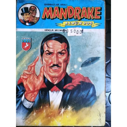 Mandrake Sihirbazlar Kralı Tay Albüm Cilt 205 Şatonun Sırrı (231 Sayılık Albüm, Kapak Yalçın)