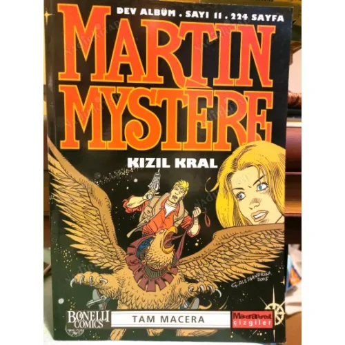 Martin Mystere Dev Albüm Sayı 11 Kızıl Kral (Tam Macera, Büyük Boy)