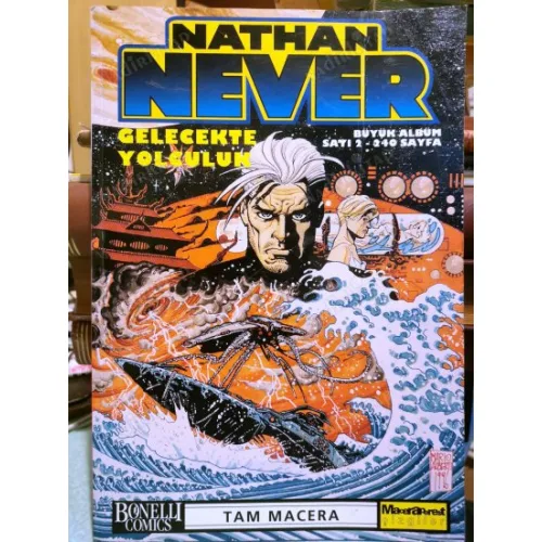 Nathan Never Dev Albüm Sayı 2 Gelecekte Yolculuk (Tam Macera, Büyük Boy)