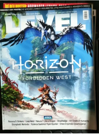 Level 290 Nisan 2021 HORIZON Forbidden West, Yakuza 7, Persona 5 Strikes, X4 Foundation,Breathege, Loop Hero, Stranghold Warlords, Saat yiyen Oyunlar