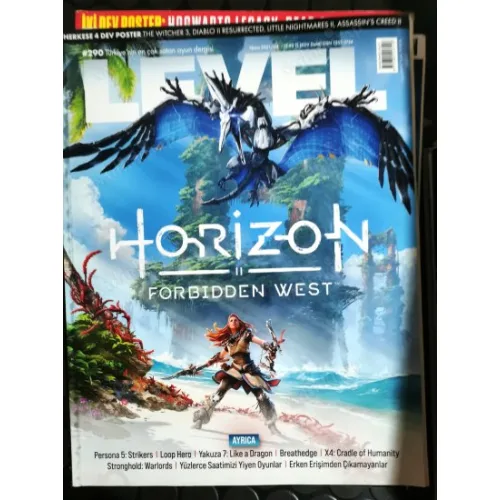 Level 290 Nisan 2021 HORIZON Forbidden West, Yakuza 7, Persona 5 Strikes, X4 Foundation,Breathege, Loop Hero, Stranghold Warlords, Saat yiyen Oyunlar
