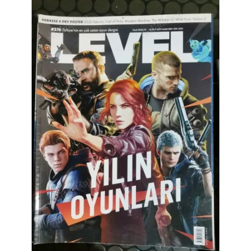 Level 276 Ocak 2020 Yılın Oyunları, PlayStation 25. yıl, MechWarrior 5, Terminator 5, Narcos, Halo Reach, Rune II, Euro Truck Simulator 2 Black Sea