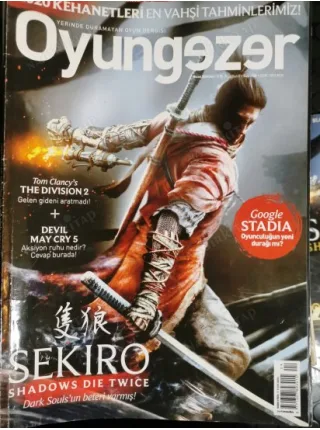OyunGezer 138 Nisan 2019 SEKIRO Shadows Die Twice, Google STADIA, Devil May Cry 5, Tom clancy