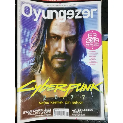 OyunGezer 141 Temmuz 2019 CYBERPUNK 2077, E3 Fuar 2019, Star Wars Jedi Fallen Order, Watch Dogs Legion, Bloodstained