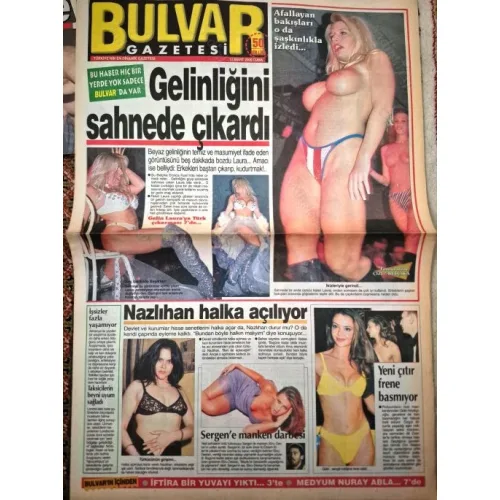 Bulvar 17 Mart 2000 Erotik/Magazin Mansur Ark, Ebru Şancı,