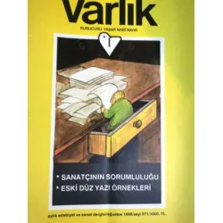 Varlık 971 Sanatçının Sorumluluğu Afşar Timuçin, Eski Düz Yazı Örnekleri Fahir İz, Dan Mellin Varlık 971 Sanatçının Sorumluluğu Afşar Timuçin, Eski Düz Yazı Örnekleri Fahir İz, Dan Mellin
