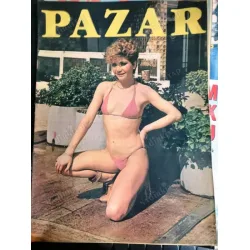 Pazar (Yeni) 15 Haziran 1983 Kapak Hülya Yiğitalp Canan, Meral Zeren, Ajda Pekkan, Ebru Ersoy, Özlem Onursal, Aynur Akkum, Erol Büyükburç, MAli Erbil