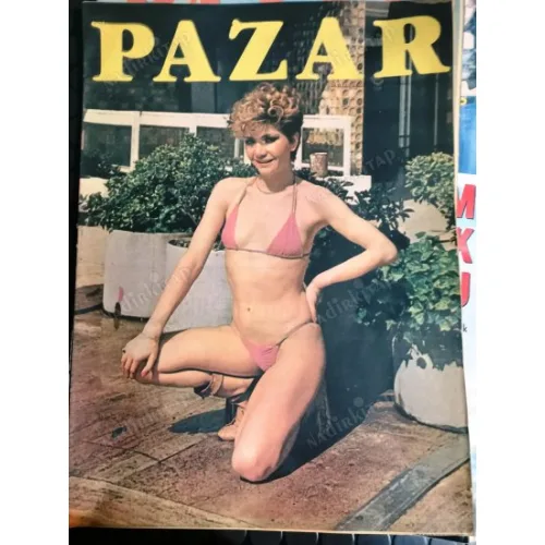 Pazar (Yeni) 15 Haziran 1983 Kapak Hülya Yiğitalp Canan, Meral Zeren, Ajda Pekkan, Ebru Ersoy, Özlem Onursal, Aynur Akkum, Erol Büyükburç, MAli Erbil