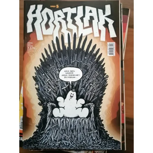Hortlak Karikatür ve Mizah 5 2016 Galip Tekin, Levent Cantek, Cansın Çağlar, Kenan Yarar, Cihan Kılıç, Emrah Ablak, Hakan Karataş