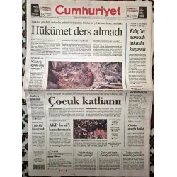 Cumhuriyet 7 Ocak 2009 İsrail Çocuk katliamı, Emin Gürses Hablemitoğlu beni uyarmıştı, Akif Beki akreditasyonu iptal, Cumhuriyet 7 Ocak 2009 İsrail Çocuk katliamı, Emin Gürses Hablemitoğlu beni uyarmıştı, Akif Beki akreditasyonu iptal,