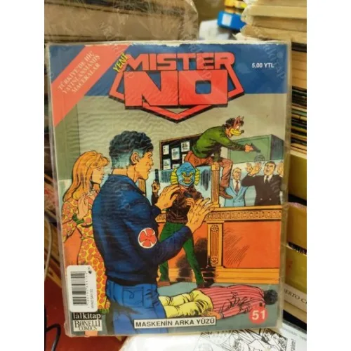 Mister NO Sayı 51 Maskenin Arka Yüzü (Türkiye