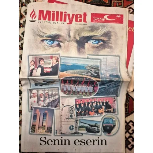 Milliyet 29 Ekim 1998 Cumhuriyet Bayramı Özel Eki 28 sayfa