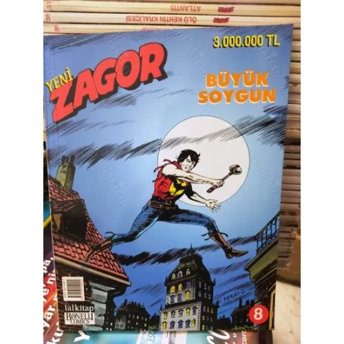 Zagor Sayı 8 Büyük Soygun (Yeni Seri)