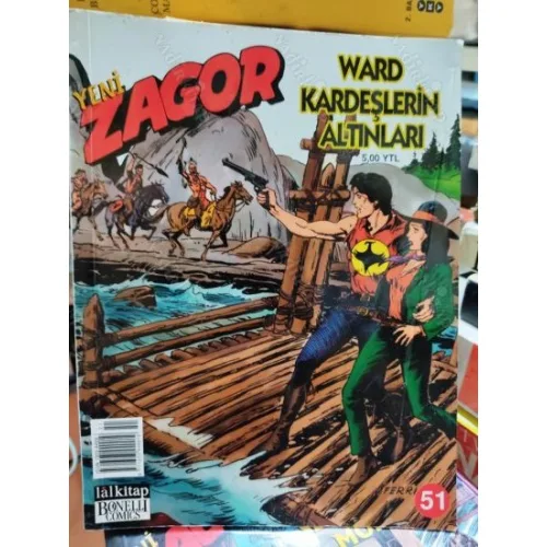 Zagor Sayı 51 WARD Kardeşlerin Altınları (Yeni Seri)