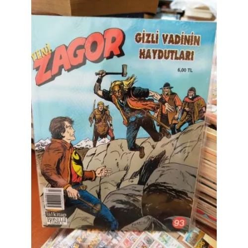 Zagor Sayı 93 Gizli Vadinin Haydutları (Yeni Seri)