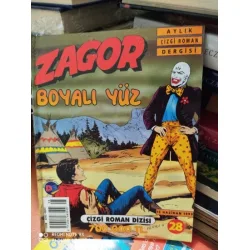 Zagor AD Yayıncılık-Doğan Edmont Sayı 28 Boyalı Yüz (32lik Seri, Kuşe Baskı) Zagor AD Yayıncılık-Doğan Edmont Sayı 28 Boyalı Yüz (32lik Seri, Kuşe Baskı)