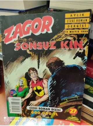 Zagor AD Yayıncılık-Doğan Egmont Sayı 26 Lanetli Kasaba (32lik Seri, Kuşe Baskı)
