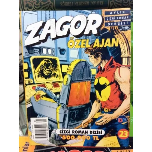 Zagor AD Yayıncılık-Doğan Edmont Sayı 23 Özel Ajan (32lik Seri, Kuşe Baskı)