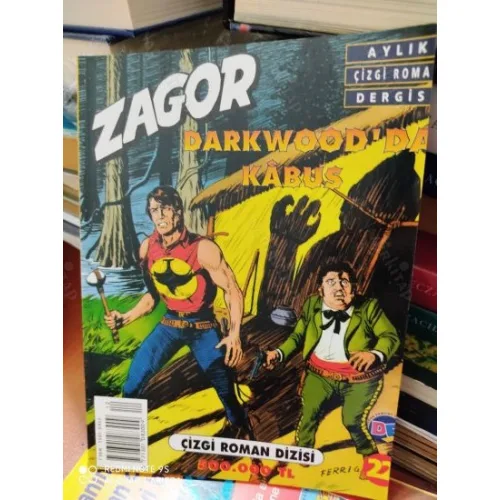 Zagor AD Yayıncılık-Doğan Egmont Sayı 22 DarkWood da Kabus (32lik Seri, Kuşe Baskı)