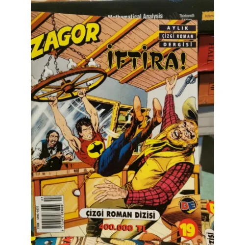 Zagor AD Yayıncılık-Doğan Edmont Sayı 19 İFTİRA (32lik Seri, Kuşe Baskı)