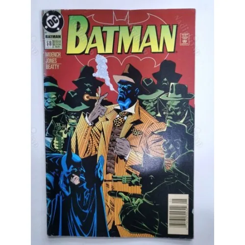 DC Batman Vol 1 # 518 Black Mask: The Spidered Face 1995