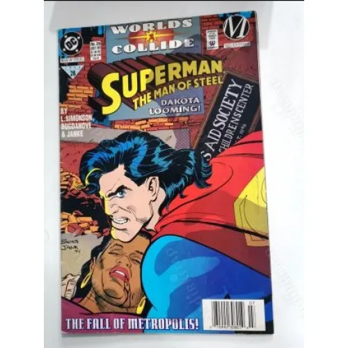 DC Superman: The Man of Steel Volume 1 # 35 Jul, 1994 Worlds Collide, Part 1 / The Fall of Metropolis! Part 2:] Afterburn