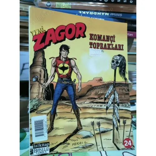 Zagor Sayı 24 Komançi Toprakları (Yeni Seri)