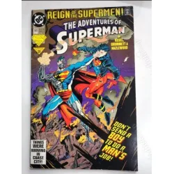 DC Superman Adventures of Superman Vol 1 # 503 Aug 1993 Reign of the Supermen! Part 12 Line of Fire! DC Superman Adventures of Superman Vol 1 # 503 Aug 1993 Reign of the Supermen! Part 12 Line of Fire!