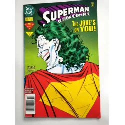 DC Superman Action Comics Vol 1 # 714 Oct 1995 Crossing the [Punch] Line!