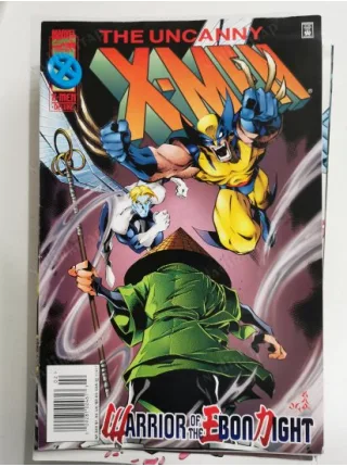 Marvel The Uncanny X-Men # 329 Feb 1996 Warriors of the Ebon Night ( Uncanny X-Men Series Vol. 1 1980 - 2011 , 544 Series)