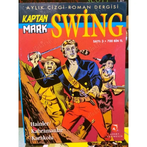 Kaptan Mark Swing Aksoy Sayı 3 Hainler / Kahramanlar Karakolu * 2 Tam Macera * 26 lik seri BKZ