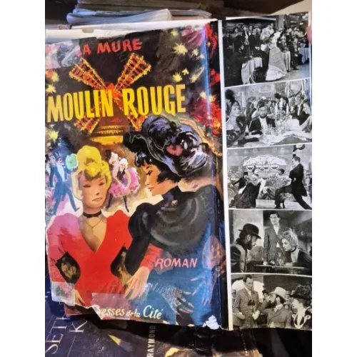 Moulin Rouge (Kırmızı Değirmen, Fansızca Roman 1954 Ciltli Şömizli )