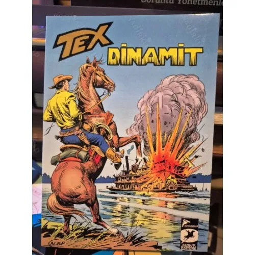 Tex (Teks) Klasik Seri Cilt 54 Sayı 275 Dinamit 276 Büyük Tehdit (59 lük Seri)