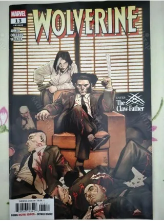 MARVEL Wolverine # 13 Godfather for a Day ( Cover Artist Martín Cóccolo, Series Vol. 8 · 2024 to Present)