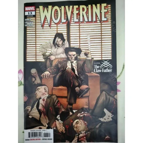 MARVEL Wolverine # 13 Godfather for a Day ( Cover Artist Martín Cóccolo, Series Vol. 8 · 2024 to Present)