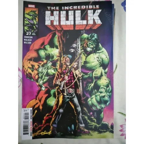 MARVEL The Incredible Hulk # 27 The Falling-Down Tree (Cover Artist Nic Klein Series Vol. 7 2023 - 2025)