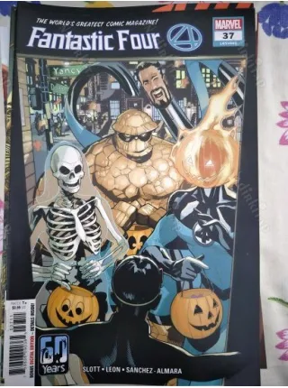 MARVEL Fantastic Four # 37 There Are Monsters on Yancy Street (Cover Artist Terry DodsonSeries Vol. 2011 - 2022 # 48)