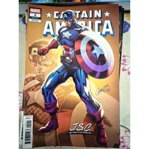 MARVEL Captain America # 2 Our Secret Wars, Part 2 (J. Scott Campbell Just Spectacular Collection Variant Series Vol. 13 2025 - Present)