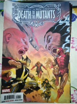 MARVEL Avengers X-Men Eternals A.X.E. Death to the Mutants # 1 ( Cover Artist Esad Ribić 2022 # 3)