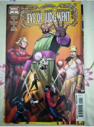 MARVEL Avengers X-Men Eternals A.X.E. Eve of Judgment ( Cover Artist Carlos Pacheco 2022 One Shot)