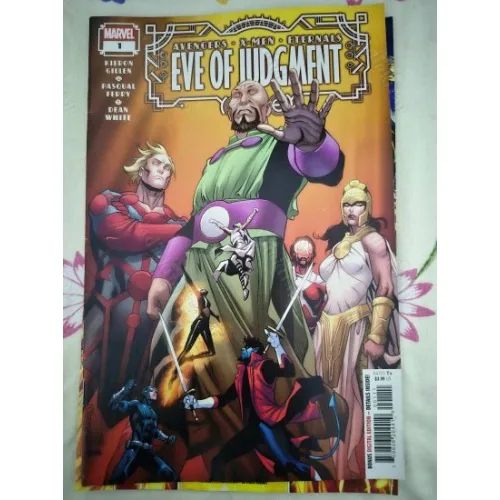 MARVEL Avengers X-Men Eternals A.X.E. Eve of Judgment ( Cover Artist Carlos Pacheco 2022 One Shot)