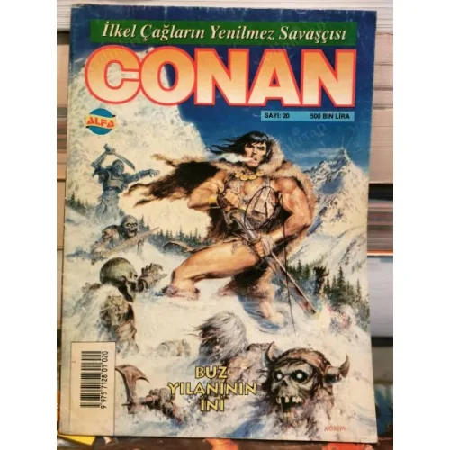 CONAN Alfa Sayı 20 Buz Yılanının İni (34 Sayılık Seri 1999)
