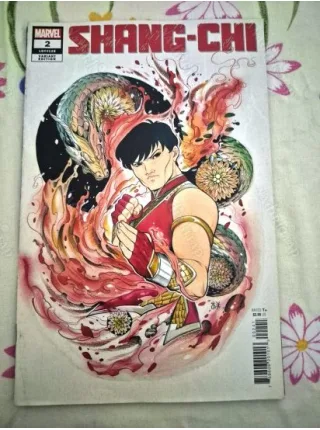 MARVEL Shang-Chi # 2 Shang-Chi vs. The Marvel Universe, Part 2 CAPTAIN AMERICA ( Cover Artist Peach Momoko Variant Series Vol. 2 2021 - 2022 # 12)